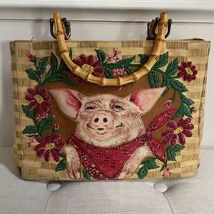 Isabella Fiore Pig design bag
